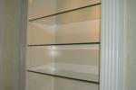 glass shelves