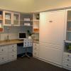 Murphy beds are often installed in home office / guest quarters